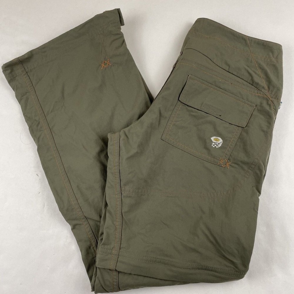 Mountain Hardwear Convertible Pants Women’s 4 Hiking Outdoors Nylon Zip Legs